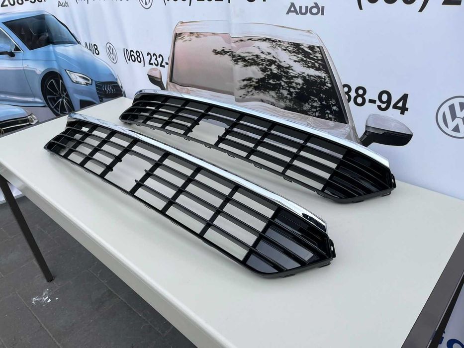 Vw e- golf vii 5ge решітка бампера передній 5ge853677a 5ge853101 хром