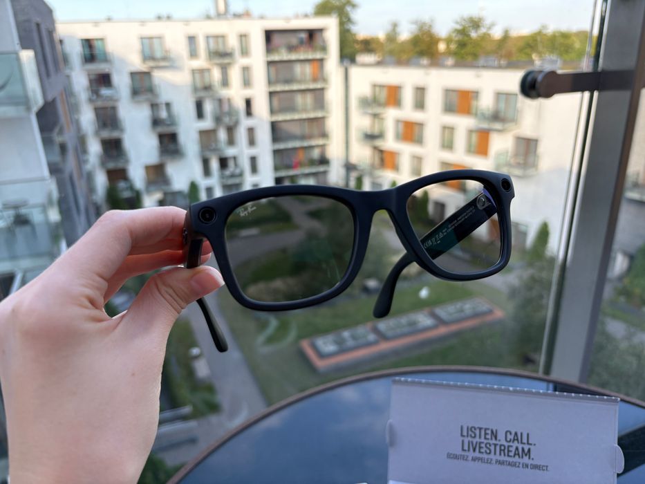 Gen 1 Smart okulary Ray Ban Meta Wayfarer fotochromowe