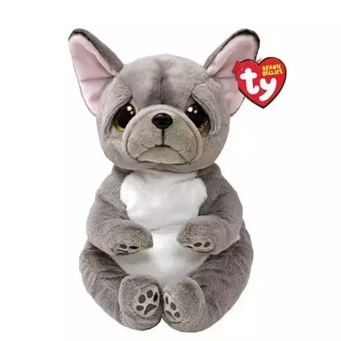Beanie Bellies Wilfred - szary pies 24cm. Meteor