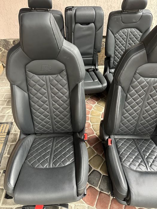 Сидіння, Сідушки, Сидения, Салон, Ауди, Audi Q7 4M 2016-2025