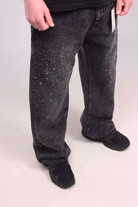Джинси кльош бершка bershka studded flared jeans