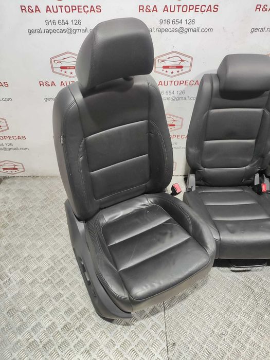 Conjunto Bancos Pele Elétricos VW Volkswagen Tiguan 5N MK1 2007 a 2016 Original