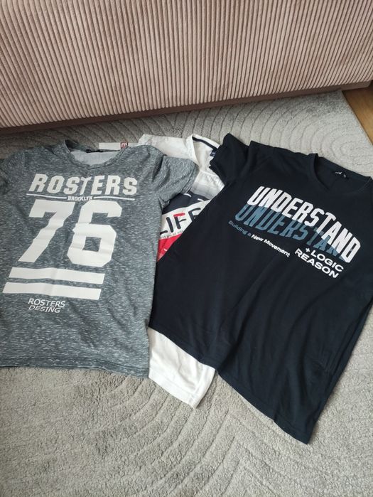 Trzy koszulki rozmiar M