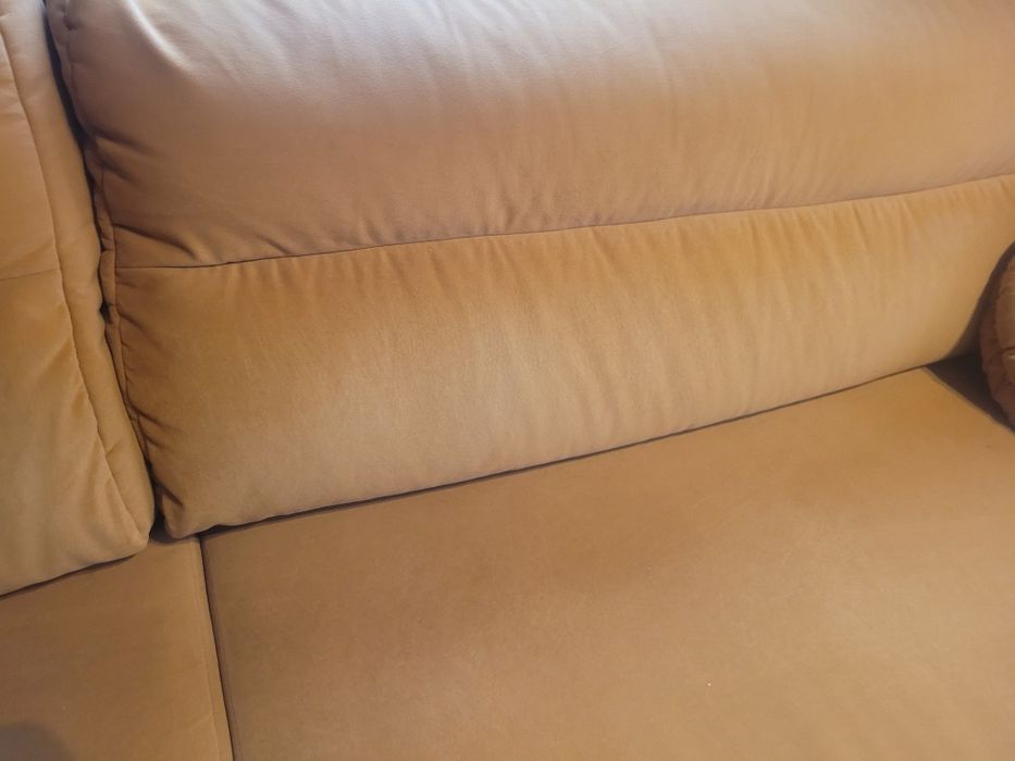 Sofa musztardowa duża