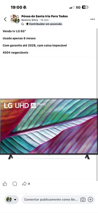 Televisao LG 65”