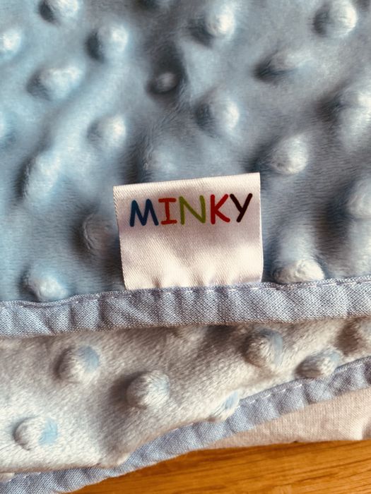 kocyk / Minky / 75x85 / nowy