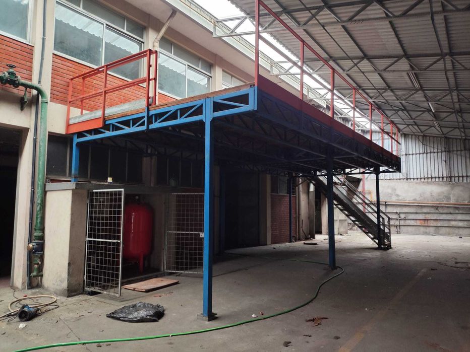 PLATAFORMA DE ARMAZENAMENTO INDUSTRIAL 10x5M