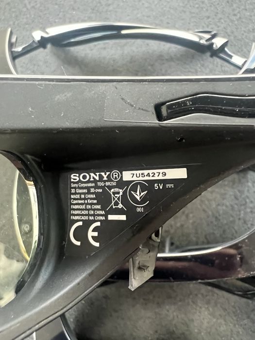 Okulary trojwymiarowe Sony 4 pary