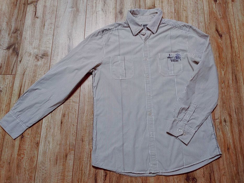 2x koszula męska z krótkim i długim rękawem H&M rozm L Okazja