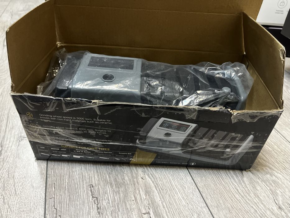 Електрична точилка для ножів і ножиць 3 режими / кераміка / 220V