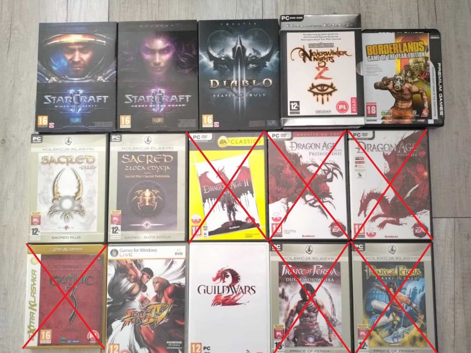 Gry PC różne tytuły dla kolekcjonerów i nie tylko ! CENA OPIS !