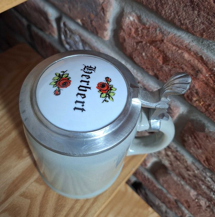 Vintage niemiecki kufel do piwa - Herbert