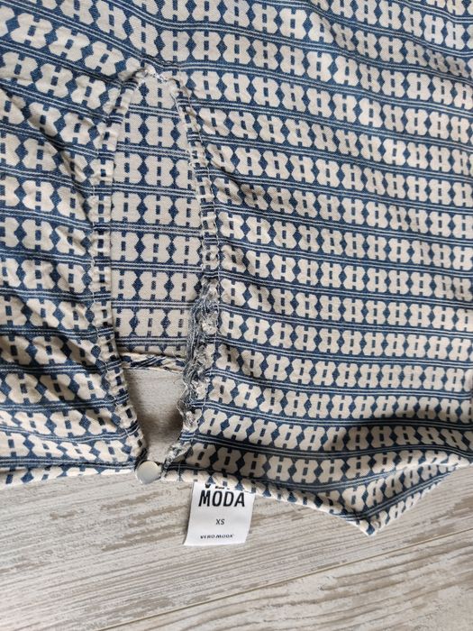 Vero Moda bluzka krótki rękaw boho
