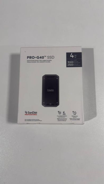 17600 -> Зовнішній SSD SanDisk Professional PRO-G40 4tb