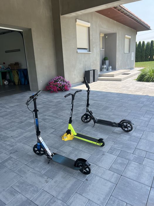 Oxelo Hulajnoga Mid 9 Czarno Niebieska