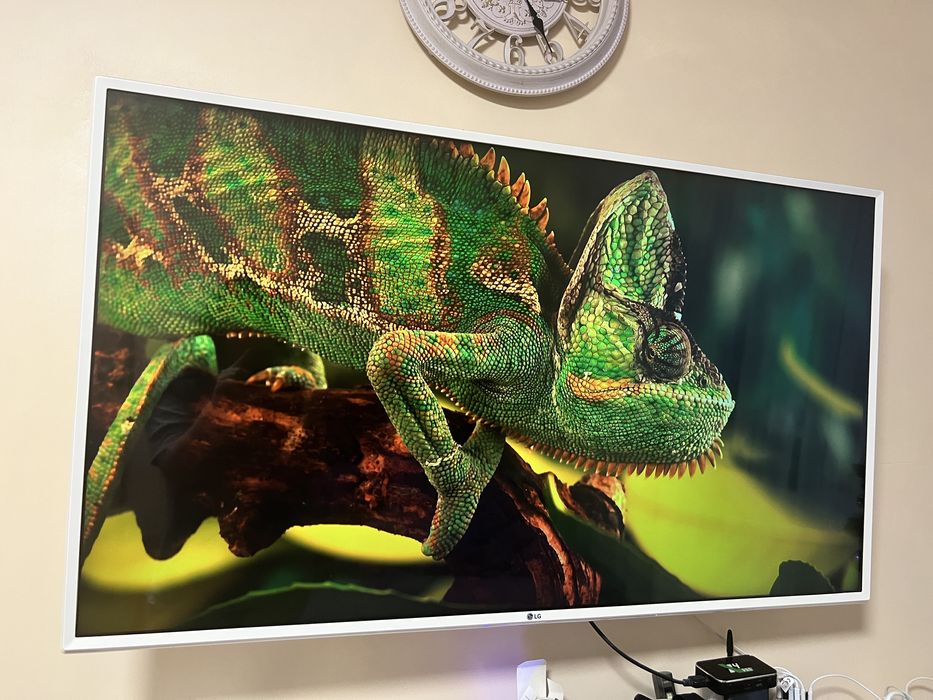 Smart телевізор LG 49” білий