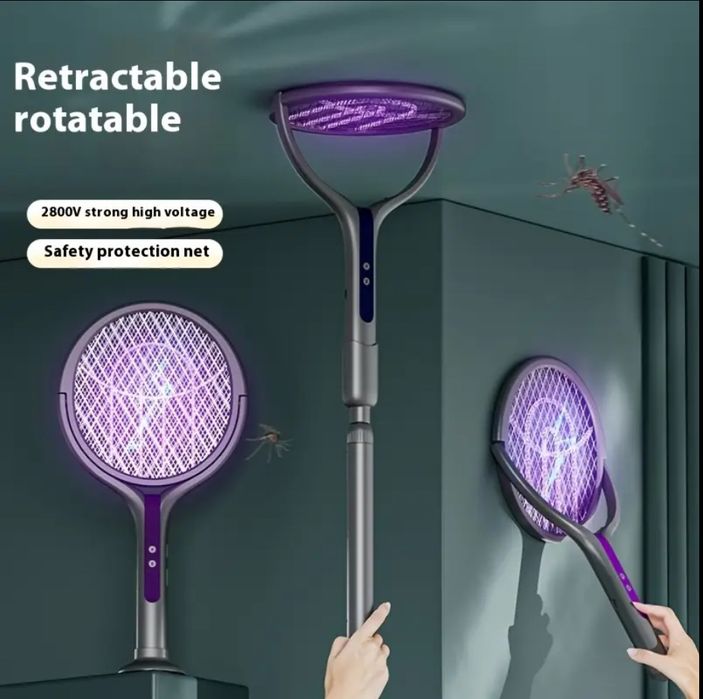 Raquete eletrica para melgas e mosquitos