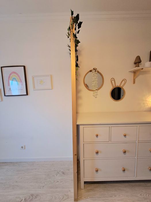 Divisória/biombo em madeira de pinho