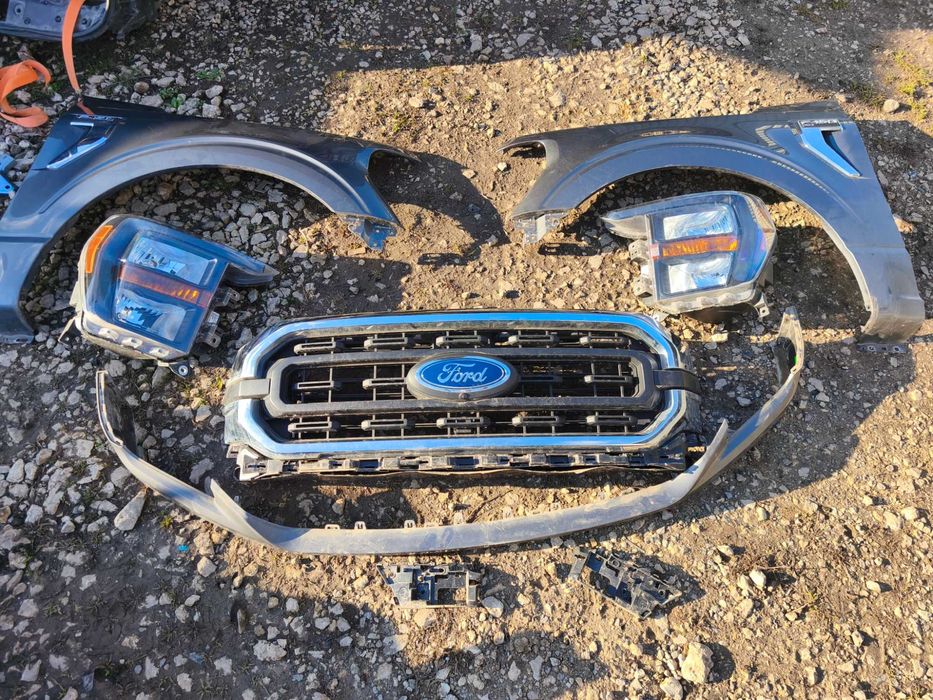Ford f150 2021 перед взборі бампер решітка фара жалюзі крило капот