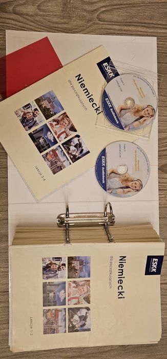 Kurs ESKK niemiecki dla początkujących + CD + audiobook  40 lekcji