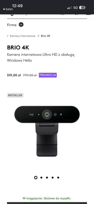 BRIO 4K Kamera internetowa