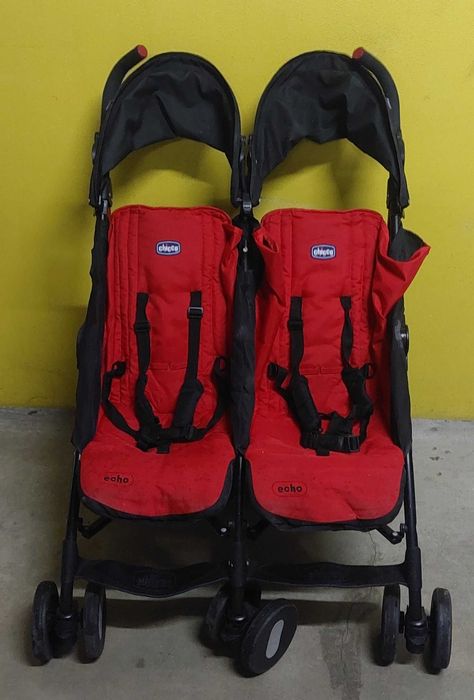 CHICCO carrinho de Gémeos Echo Twin Garnet