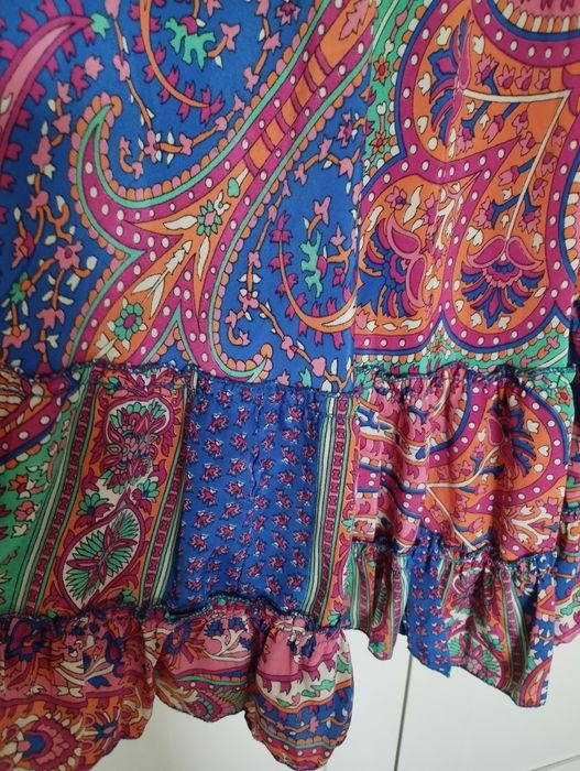 Spódnica Boho indyjska jedwab