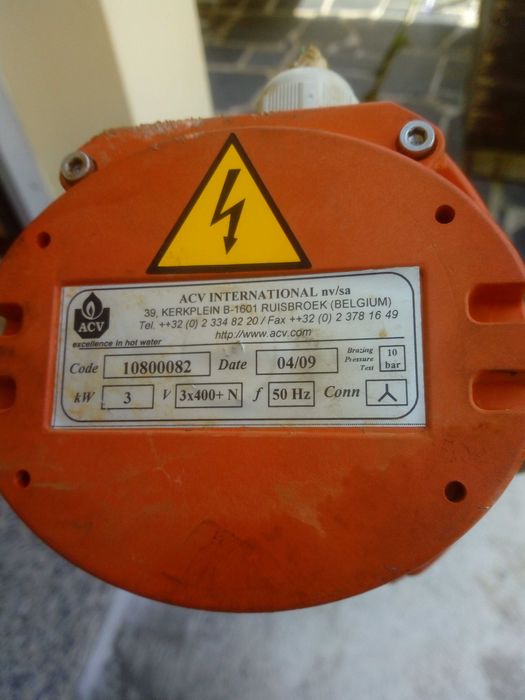 Resistência eletrica para termocumulador