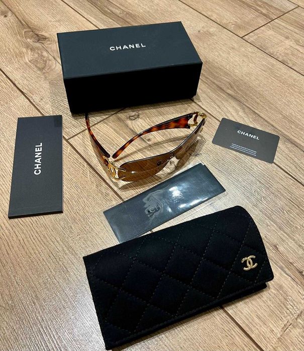 Chanel Okulary przeciwsłoneczne brązowe NOWE damskie