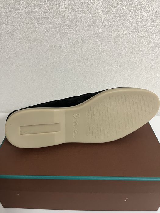 Лоферы Loro Piana Summer Walk Black Suede 46(30cm)