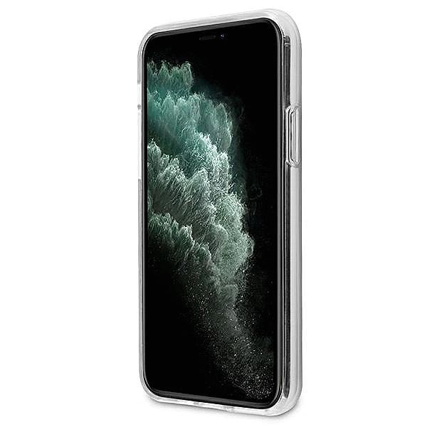 Etui AMG Electroplate Black&White na iPhone 11 / XR 6,1" - przezroczys