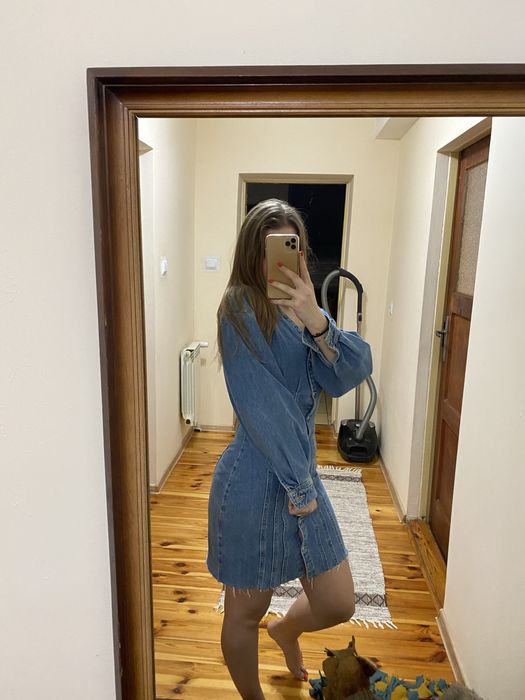 Sukienka jeansowa reserved