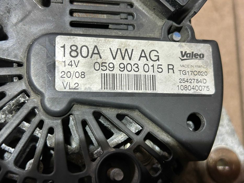 Alternator 180a audi a6 c6 2.7 tdi 3.0 tdi