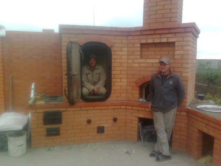 Мангалы с кирпича.