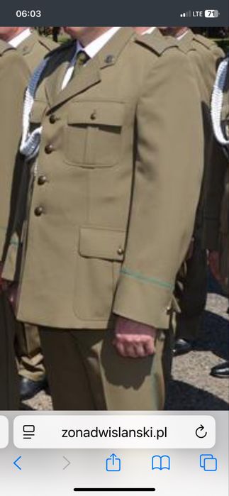 Mundur galowy Straży Granicznej ( marynarka +spodnie)