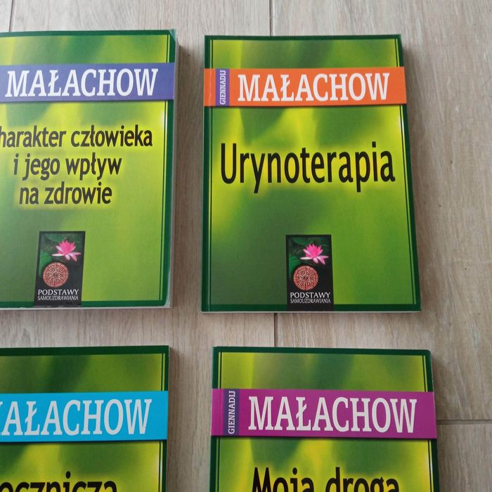 Małachow zestaw 4szt. Lecznicza głodówka urynoterapia