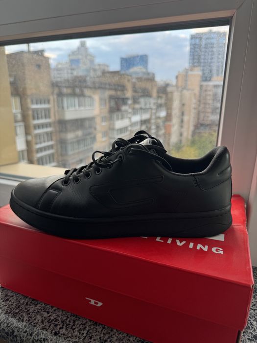 Кожаные кеды DIESEL