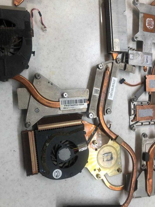 Системы охлаждения от ноутбуков цена за всё 550