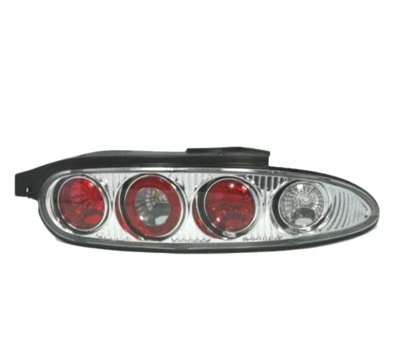 FAROLINS TRASEIROS MAZDA MX 3 90-98 CROMADO