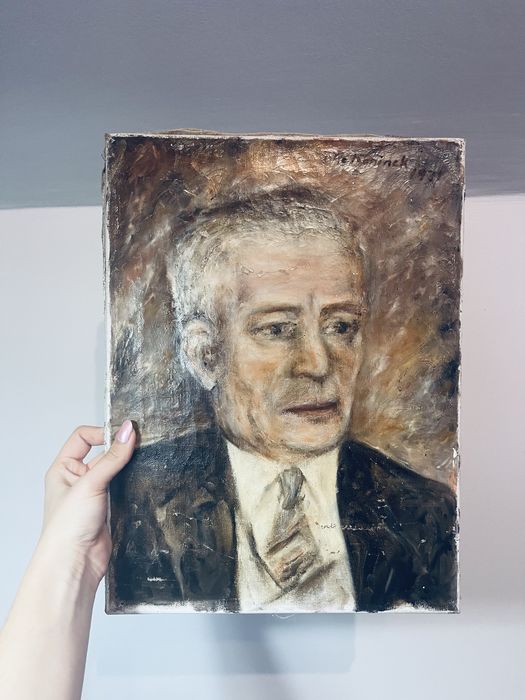 Obraz na plotnie antyk 1971 polityk