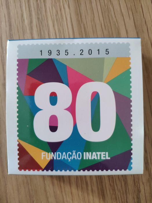 Medalha comemorativa dos 80 anos da INATEL (prata 925/1000)