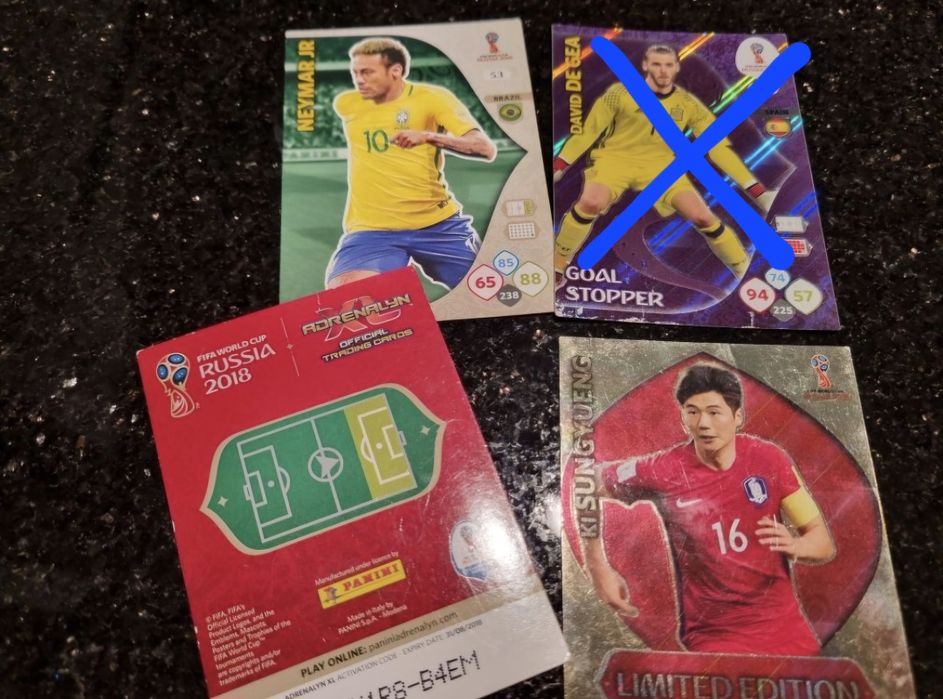Karty piłkarskie 2018 FIFA World Cup Russia 2018 Adrenalyn XL Panini