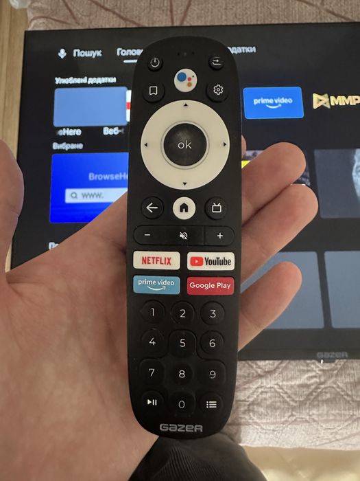Телевізор GAZER TV50 US3B SmartTV
