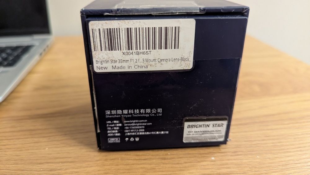 Об'єктив Brightin star 35mm f1.2 m4/3