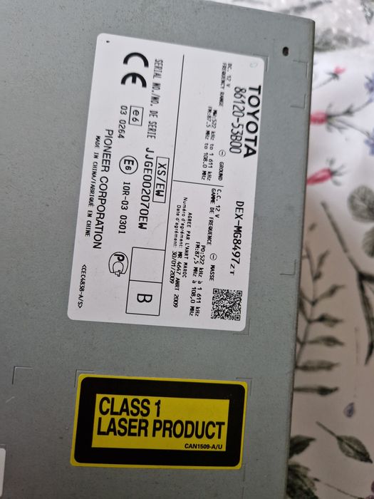 Radio do Lexus is II po lifcie.