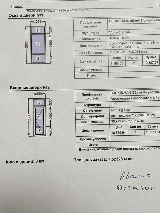 Продам окна с дверью от магазина на колосе