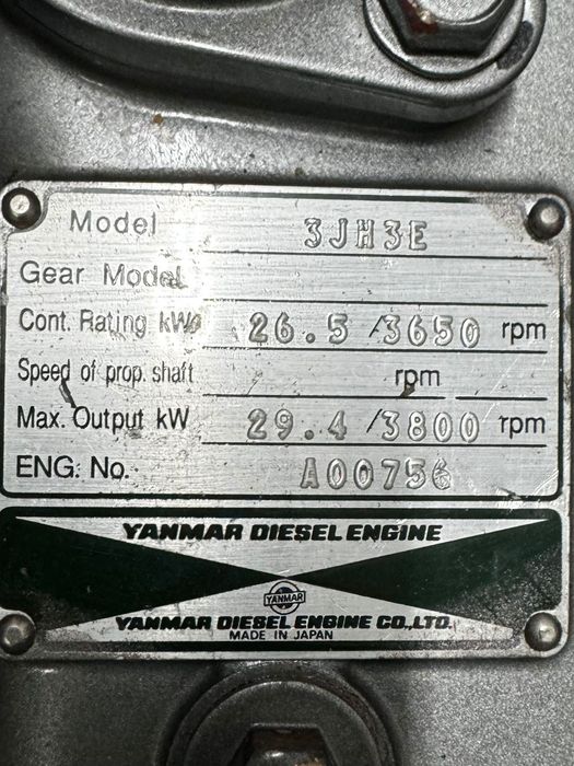 Motor Barco Yanmar 40cv