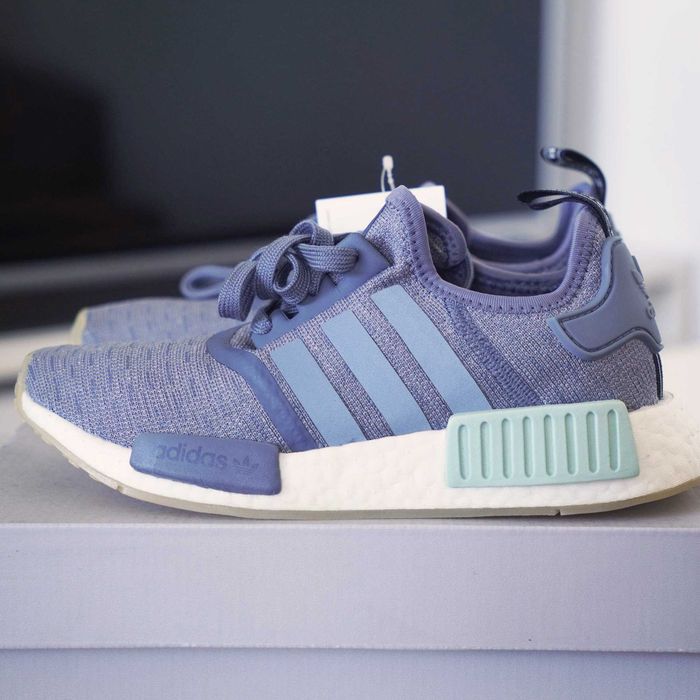 Buty Adidas NMD R1 - niebieskie - r. 36.5 - oryginalne