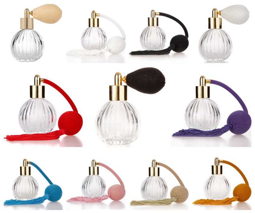 Flakon szklany z pompką + perfumy 60 ml!