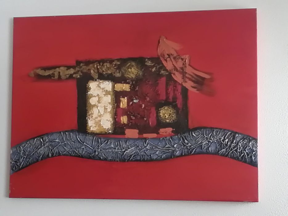 Tela cor vermelho ( Grande)